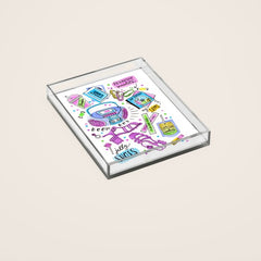 90s Summer  Acrylic Tray