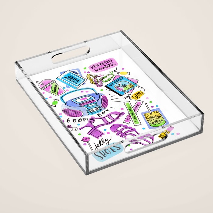 90s Summer  Acrylic Tray