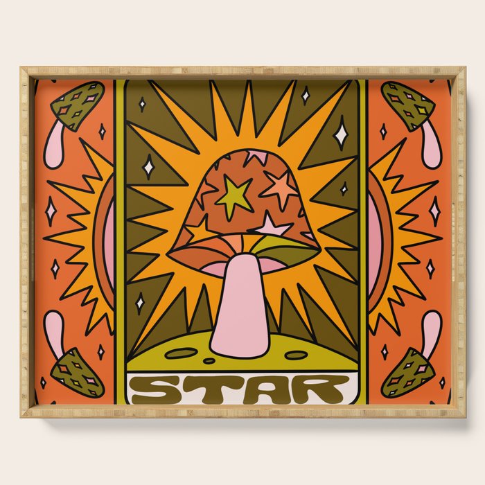 17. Star Mushroom Serving Tray