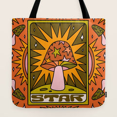 17. Star Mushroom Tote Bag