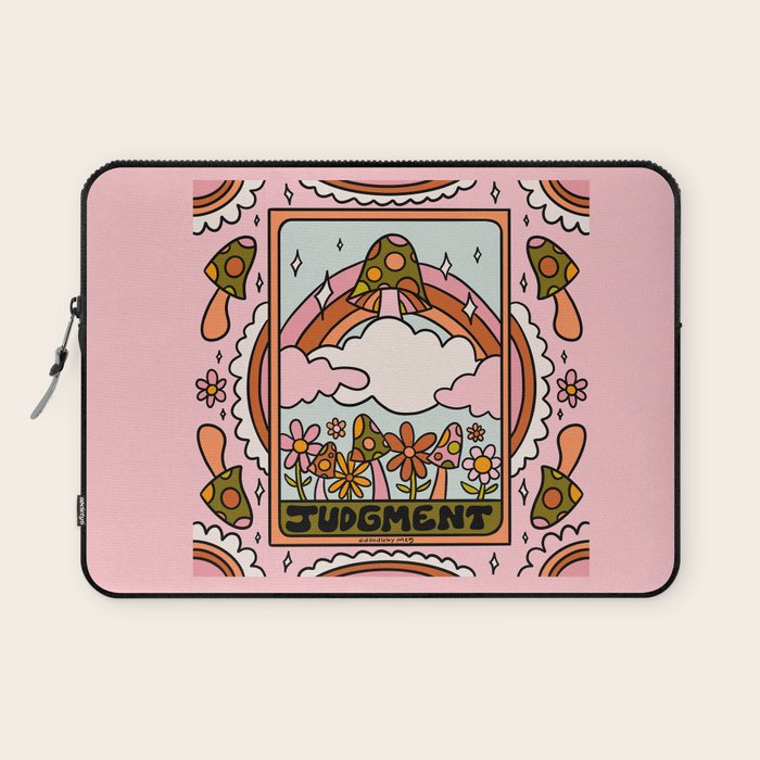 20. Judgment Tarot Mushroom Laptop Sleeve