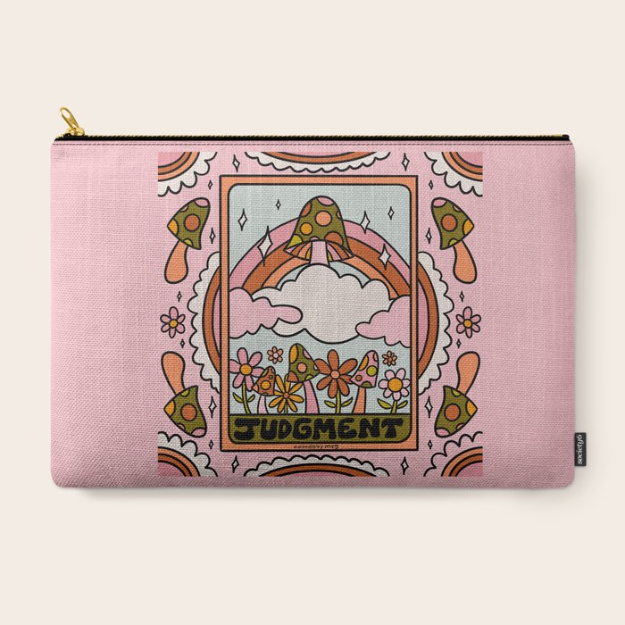 20. Judgment Tarot Mushroom Carry All Pouch
