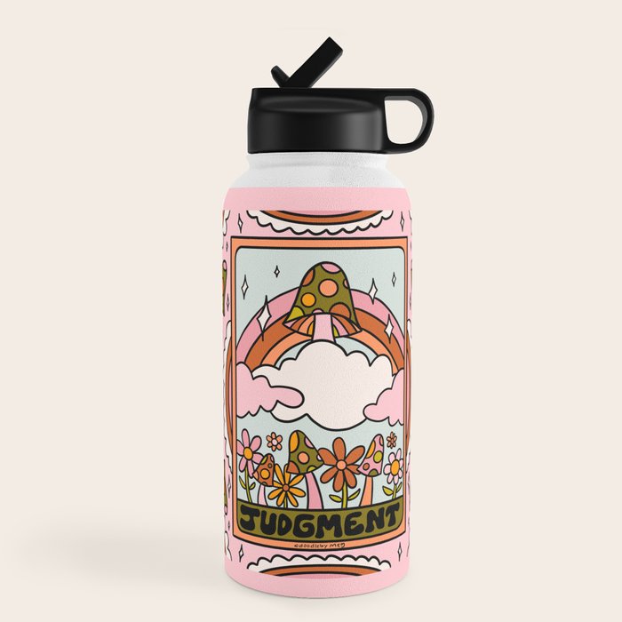 20. Judgment Tarot Mushroom Water Bottle