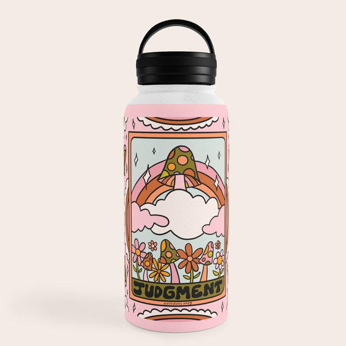 20. Judgment Tarot Mushroom Water Bottle