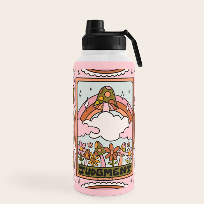 20. Judgment Tarot Mushroom Water Bottle