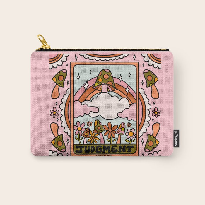 20. Judgment Tarot Mushroom Carry All Pouch