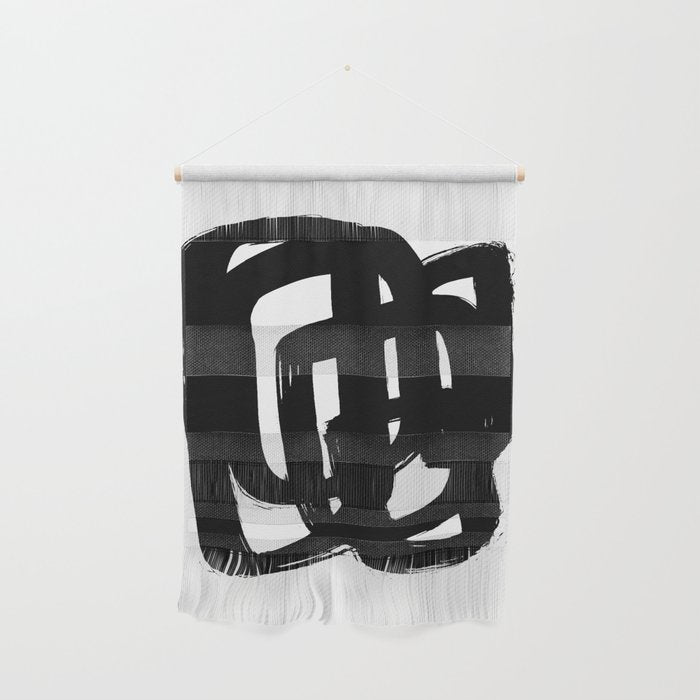 A Heavy Thought White Background Wall Hanging