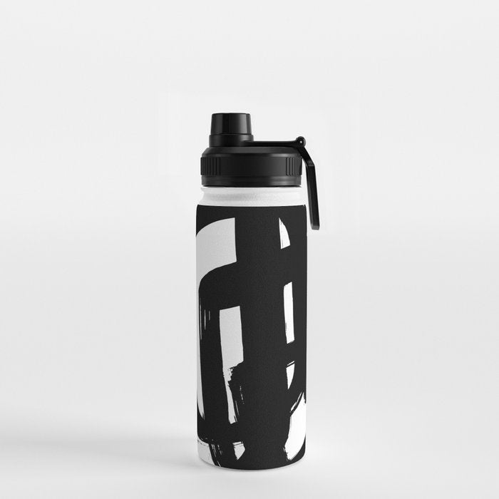 A Heavy Thought White Background Water Bottle