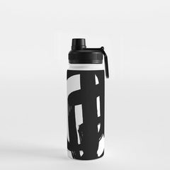 A Heavy Thought White Background Water Bottle