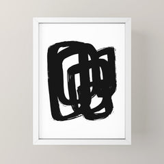 A Heavy Thought White Background Mini Art Print