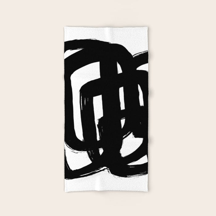 A Heavy Thought White Background Bath Towel