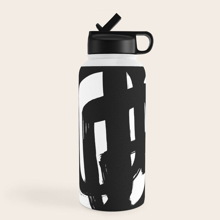 A Heavy Thought White Background Water Bottle