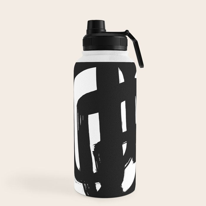 A Heavy Thought White Background Water Bottle