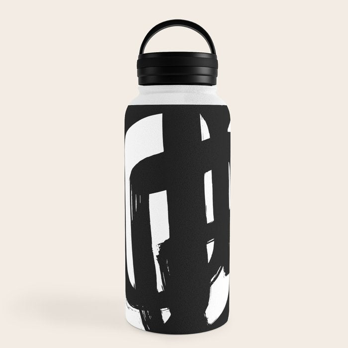 A Heavy Thought White Background Water Bottle