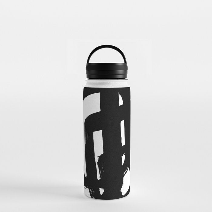 A Heavy Thought White Background Water Bottle