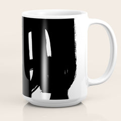 A Heavy Thought White Background Coffee Mug