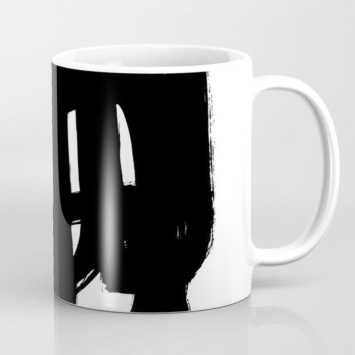 A Heavy Thought White Background Coffee Mug