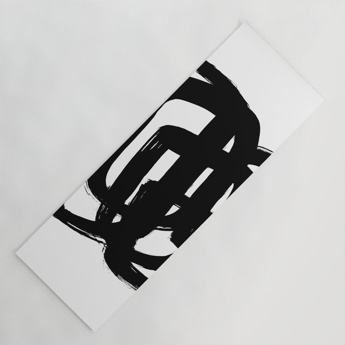 A Heavy Thought White Background Yoga Mat