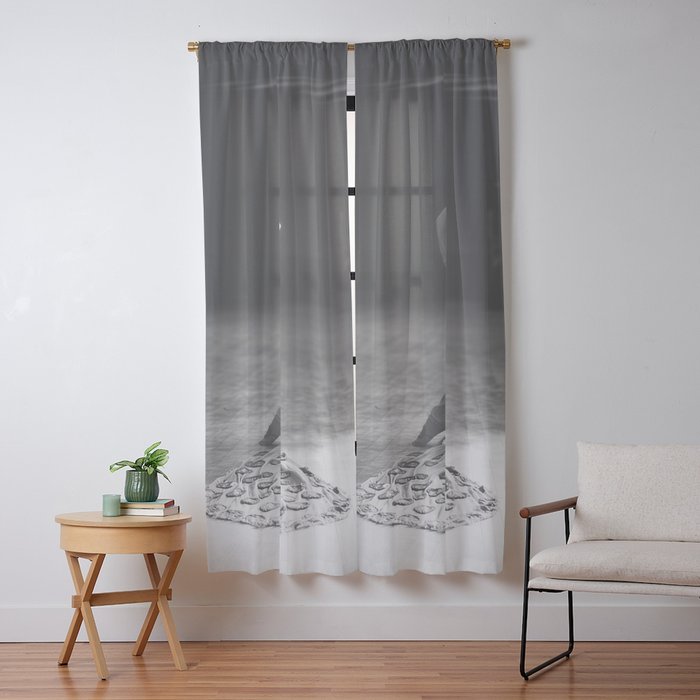 1920 Spanish Flamenco dancer vintage starlet Ruth St Denis black and white photograph  Window Curtain
