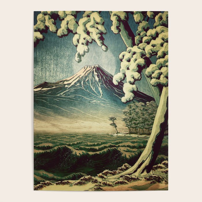 5 Lakes at Moonlight Poster