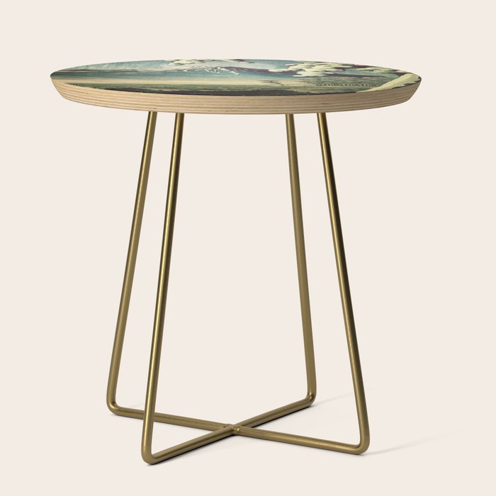 5 Lakes at Moonlight Side Table