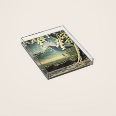 5 Lakes at Moonlight Acrylic Tray