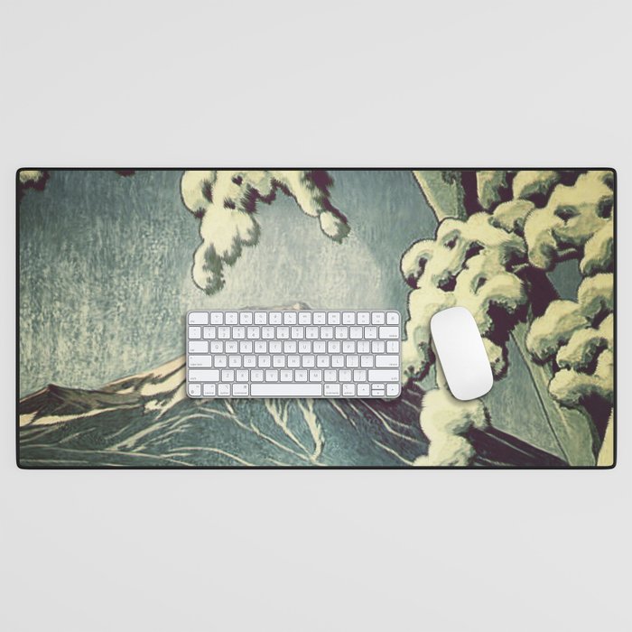 5 Lakes at Moonlight Desk Mat