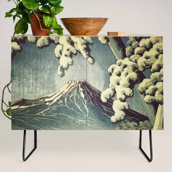 5 Lakes at Moonlight Credenza
