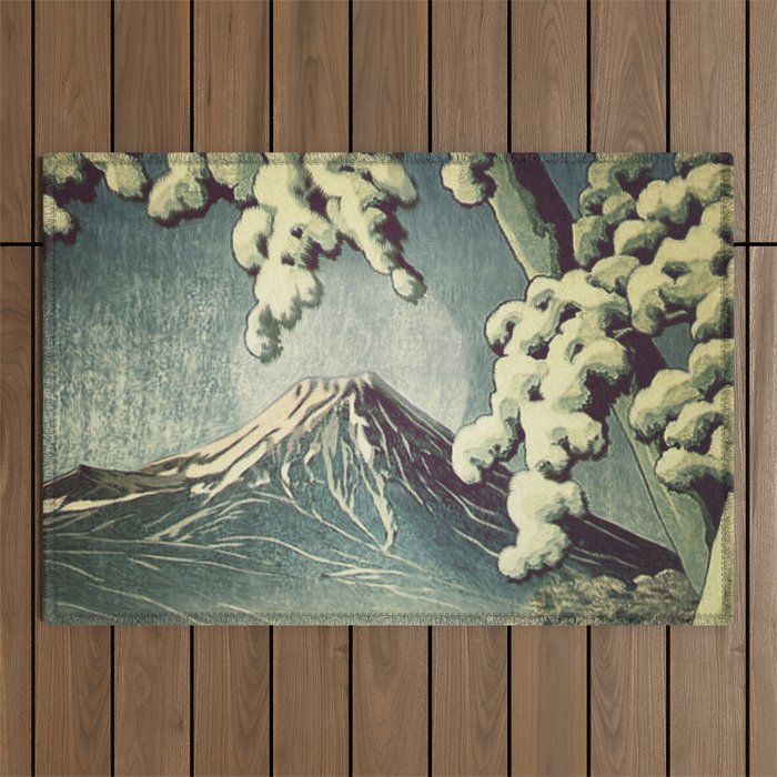 5 Lakes at Moonlight Outdoor Rug