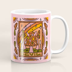15. Devil Tarot Mushroom Coffee Mug