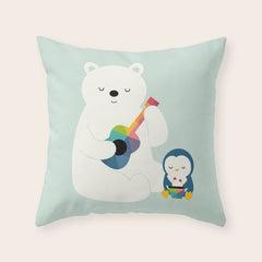 A Little Band Throw Pillow