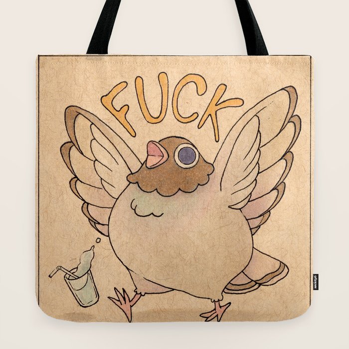 Fuck' Pigeon 04 Tote Bag