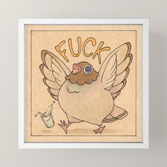 Fuck' Pigeon 04 Mini Art Print