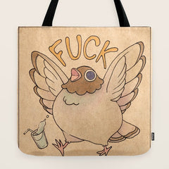Fuck' Pigeon 04 Tote Bag