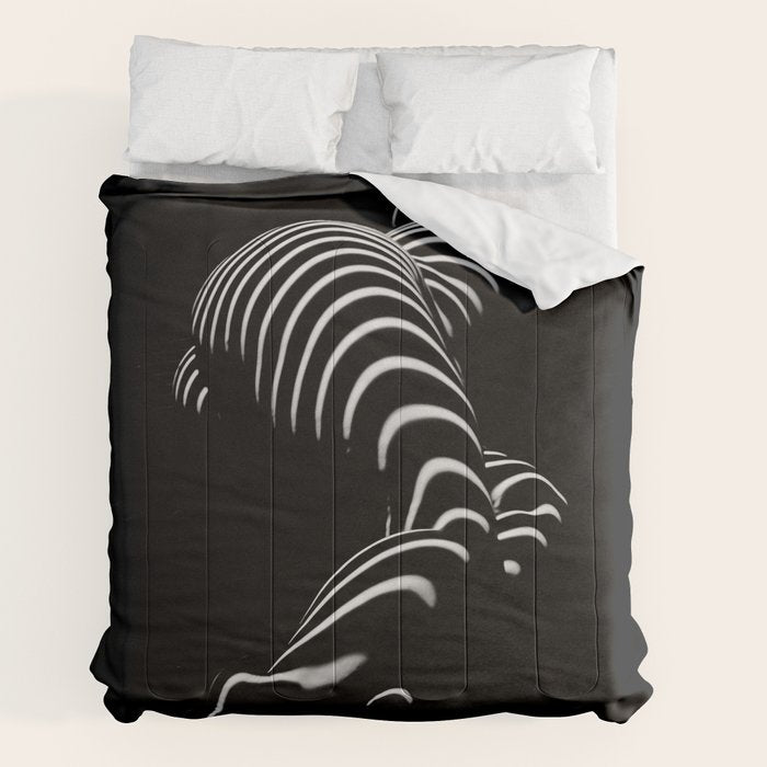0774-AR BBW Sensual Legs Hips and Ass of a Large Woman Big Beautiful Art Nude Black and White Comforter