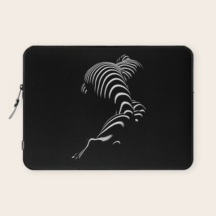 0774-AR BBW Sensual Legs Hips and Ass of a Large Woman Big Beautiful Art Nude Black and White Laptop Sleeve