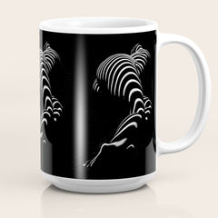 0774-AR BBW Sensual Legs Hips and Ass of a Large Woman Big Beautiful Art Nude Black and White Coffee Mug