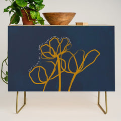"Let Light Be A Sweet Rebellion In The Shadows." Credenza