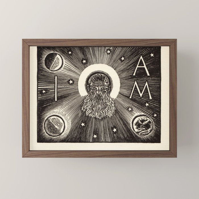 "The Vision" by Rockwell Kent (1919) Mini Art Print