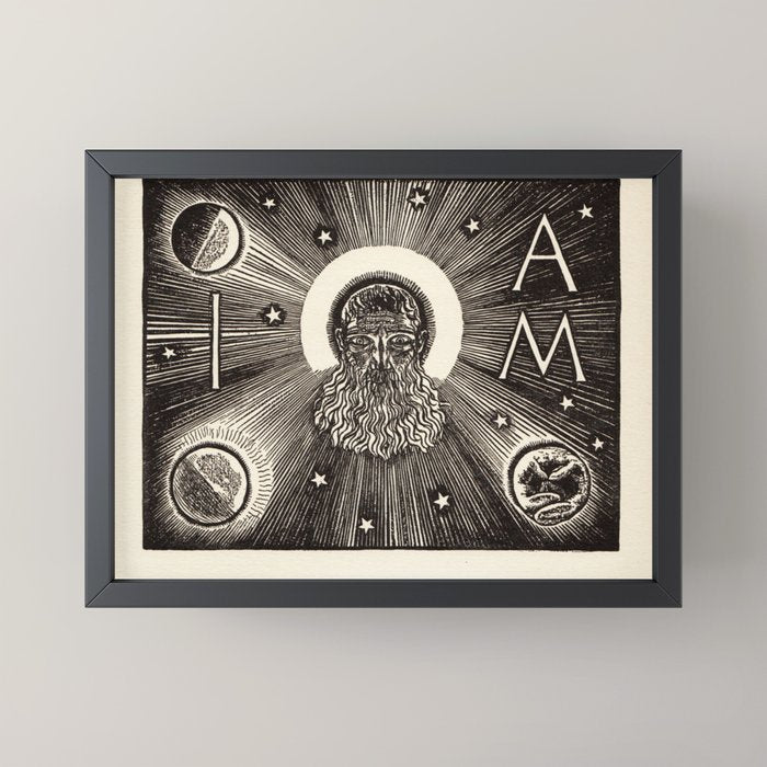 "The Vision" by Rockwell Kent (1919) Mini Art Print