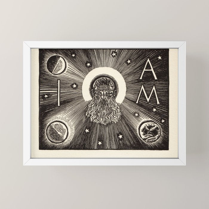 "The Vision" by Rockwell Kent (1919) Mini Art Print