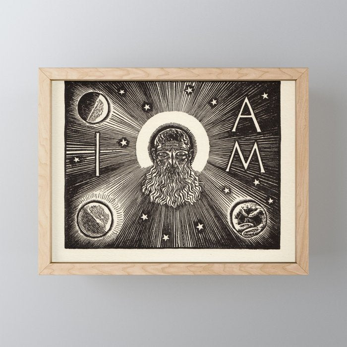 "The Vision" by Rockwell Kent (1919) Mini Art Print