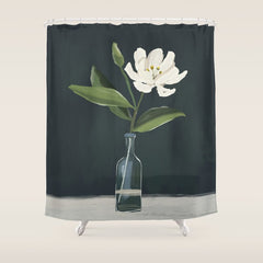 A flower in a vase Shower Curtain