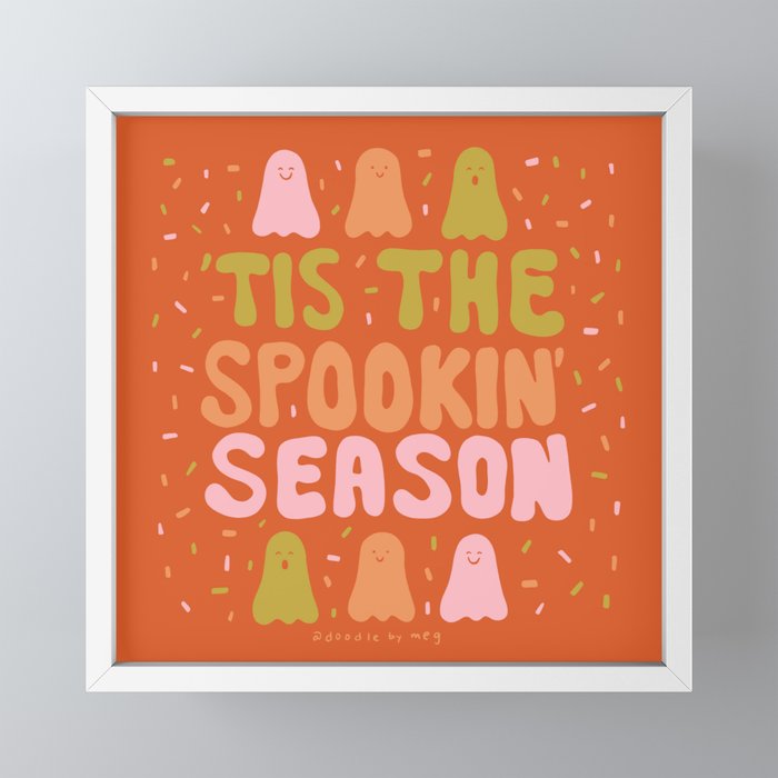 Tis the Spookin Season Mini Art Print