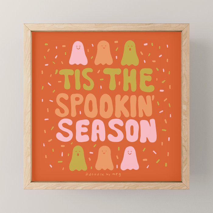 Tis the Spookin Season Mini Art Print