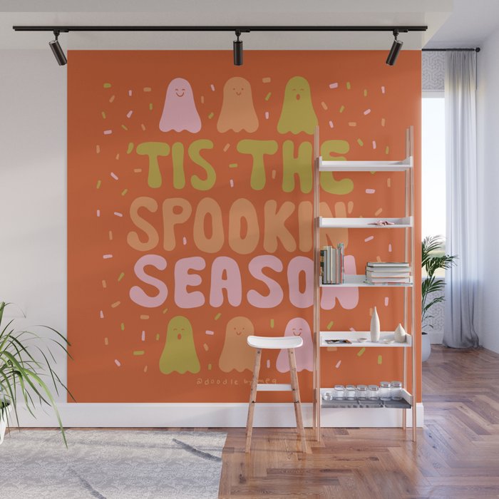 Tis the Spookin Season Wall Mural