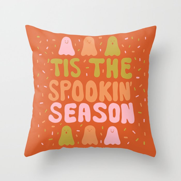 Tis the Spookin Season Throw Pillow