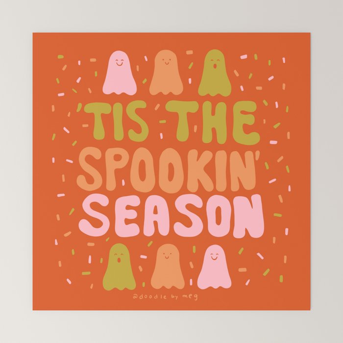 Tis the Spookin Season Mini Art Print