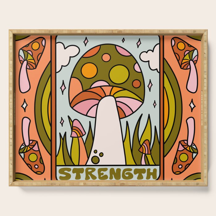 8. Strength Mushroom Serving Tray