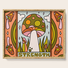 8. Strength Mushroom Serving Tray